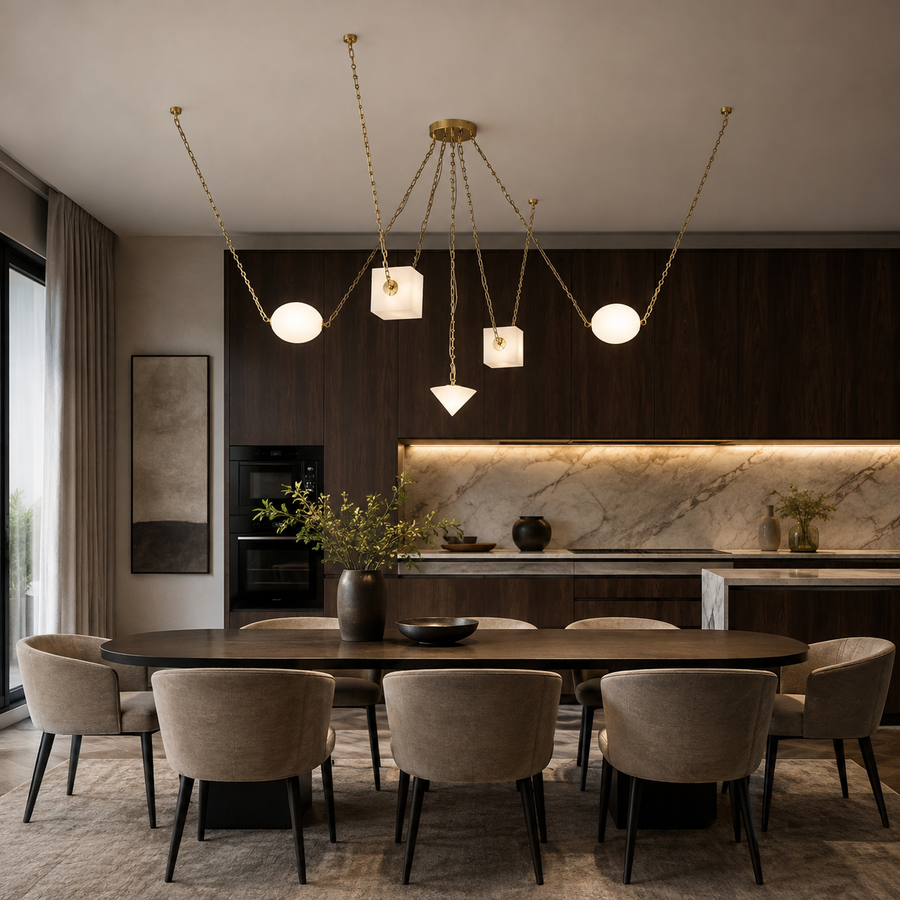Mineral Chandelier