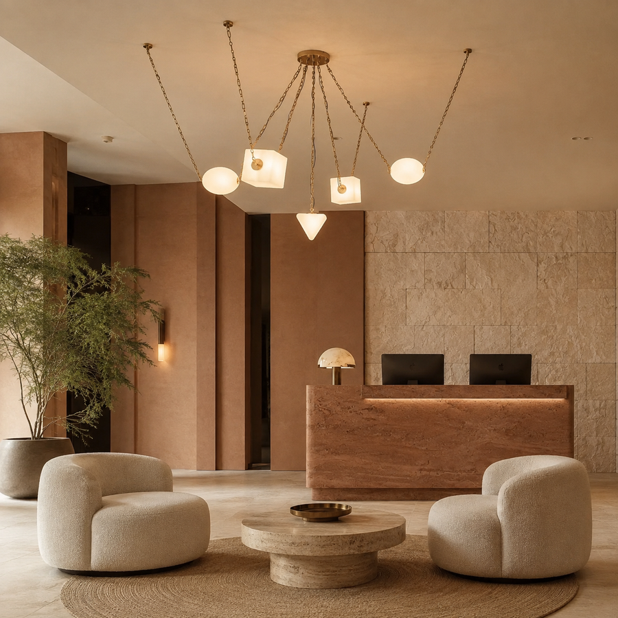 Mineral Chandelier