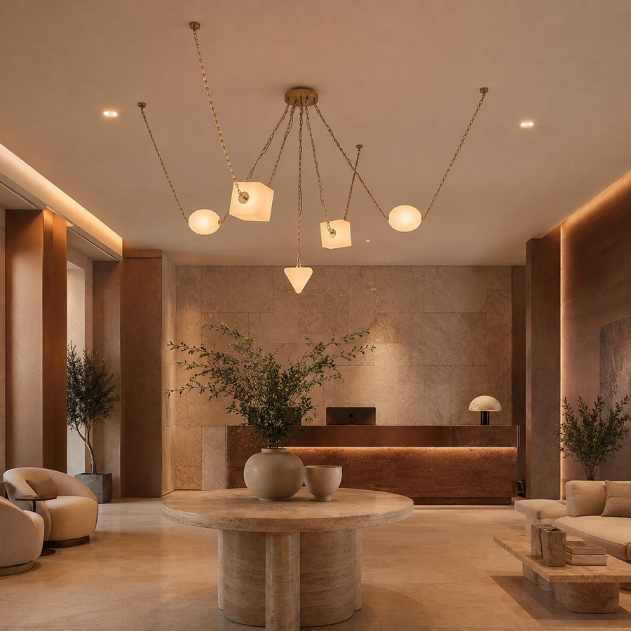 Mineral Chandelier