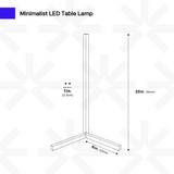 Lampe de table LED minimaliste