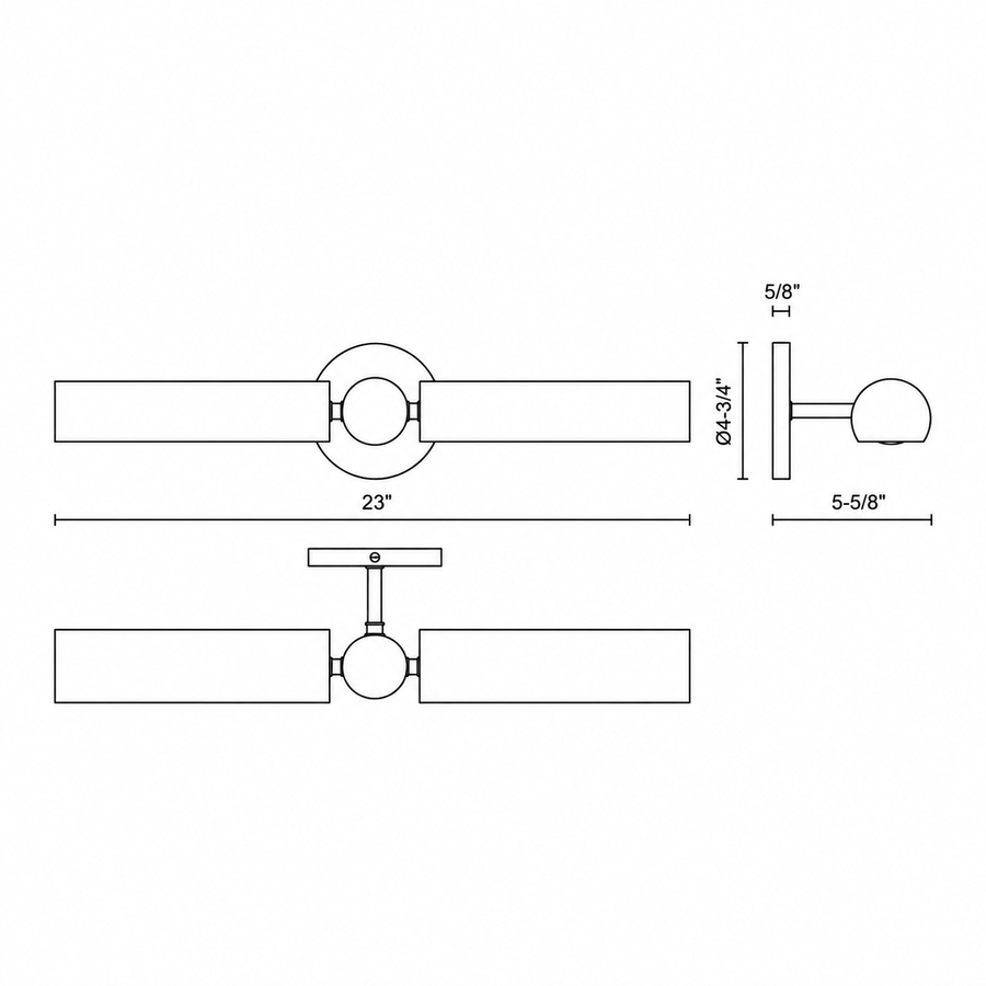 Cole 23-in Wall Light