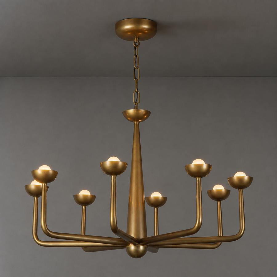 Spade 30-in Chandelier
