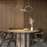 Modern luxury LED Oval Circle Chandelier