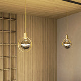 Modern Ring Crystal LED Pendant Light (Open Box)