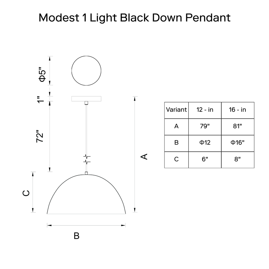 Modest Mini Pendant