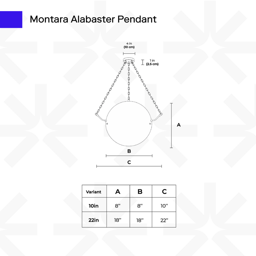Montara Alabaster Pendant