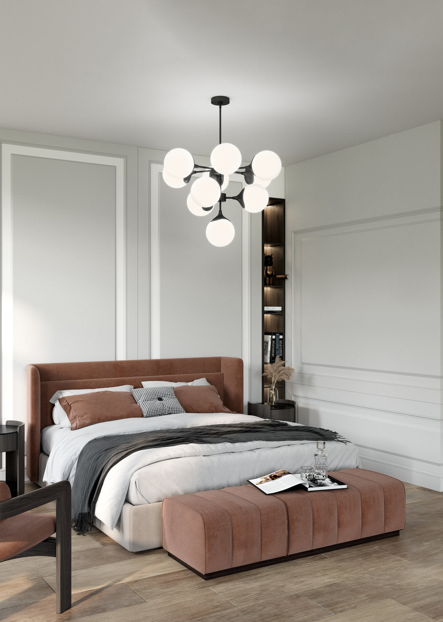 Nouveau 35-in Chandelier