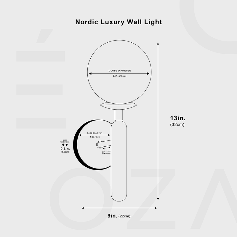 Nordic Luxury Wall Light