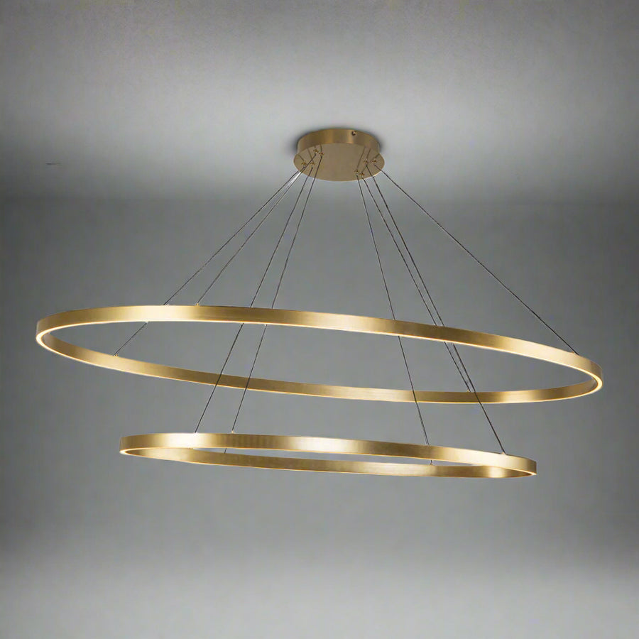 Ovale 2 Layer Chandelier