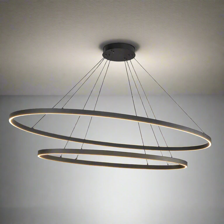 Ovale 2 Layer Chandelier