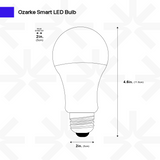 Ozarke Smart LED Bulb with App Control