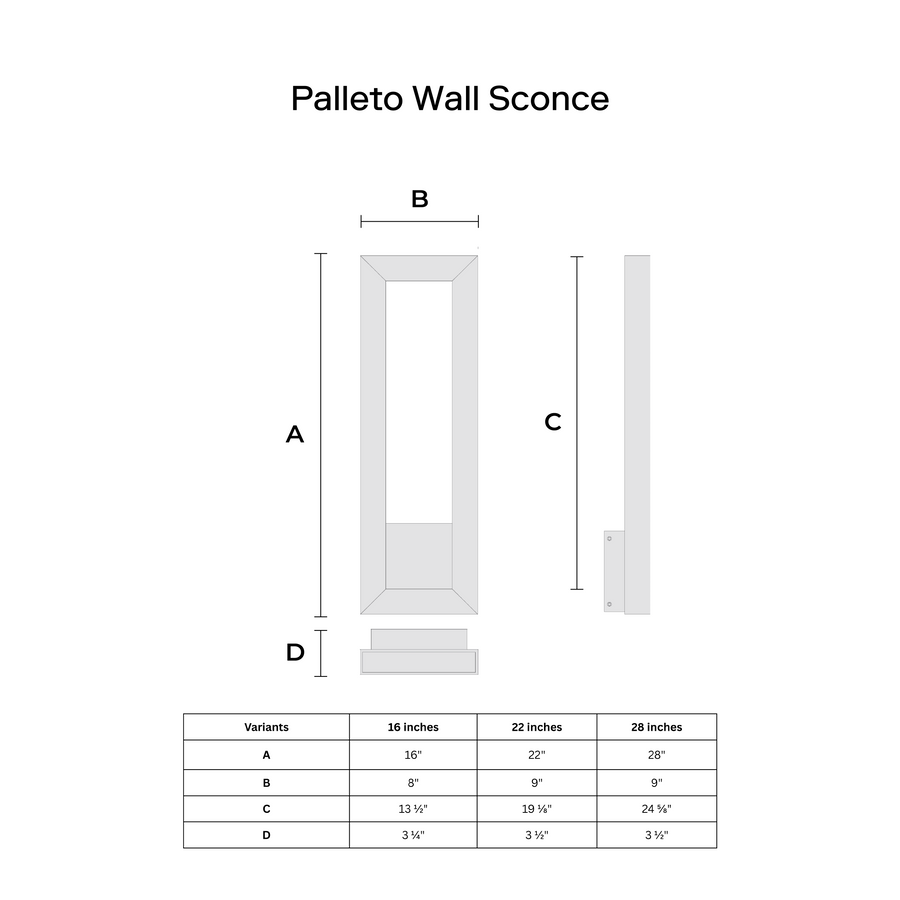 Palleto Wall Sconce
