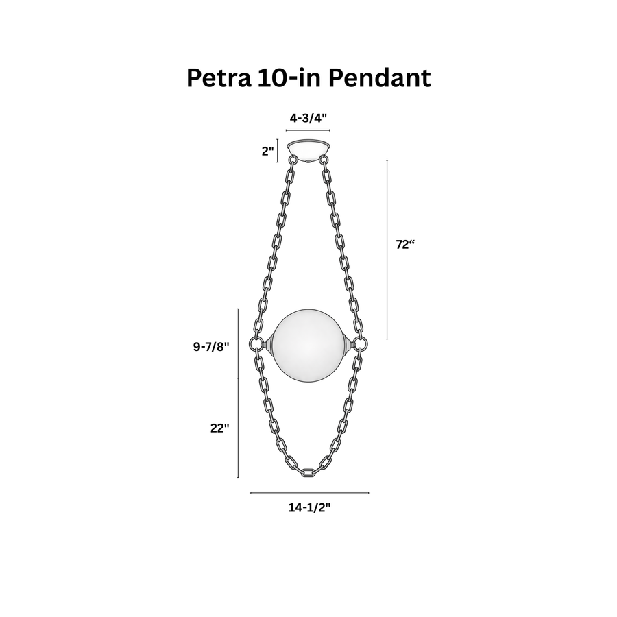 Petra 10-in Pendant