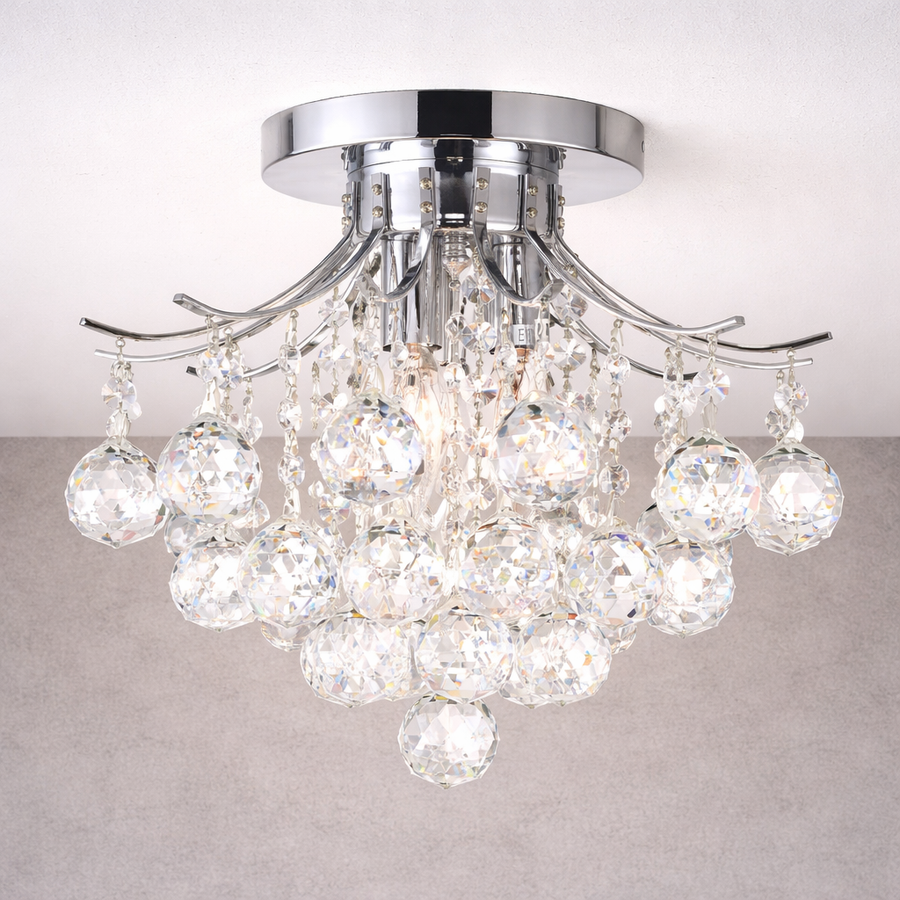 Princess Chrome Flush Mount