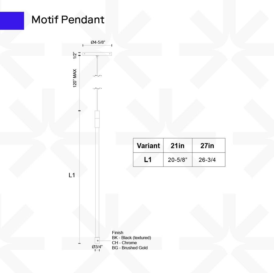 Motif Pendant