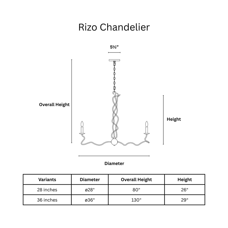 Rizo Chandelier