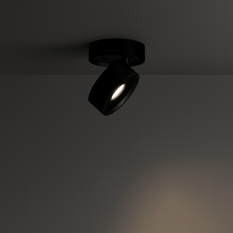 Solo Round 5-in Flush Mount