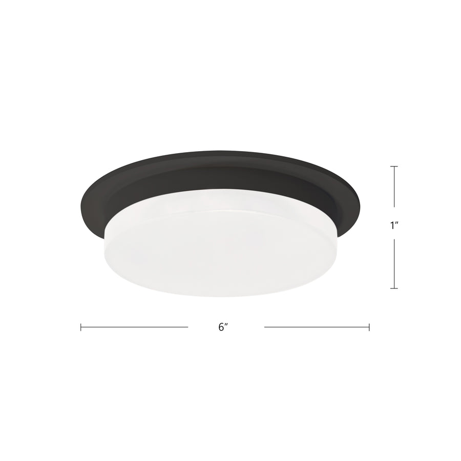 Stockton 6-in Flush Mount