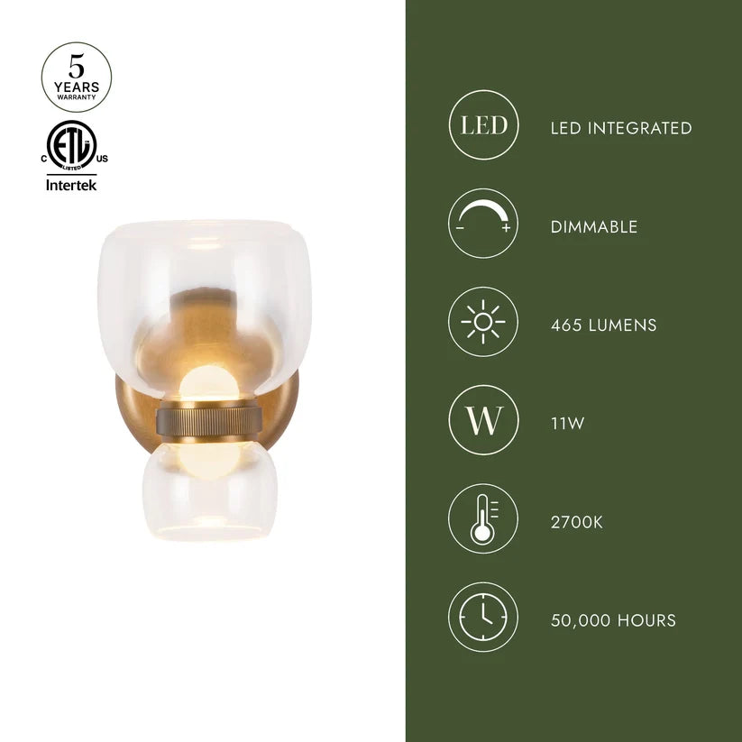 Sutton 5-in Wall Light