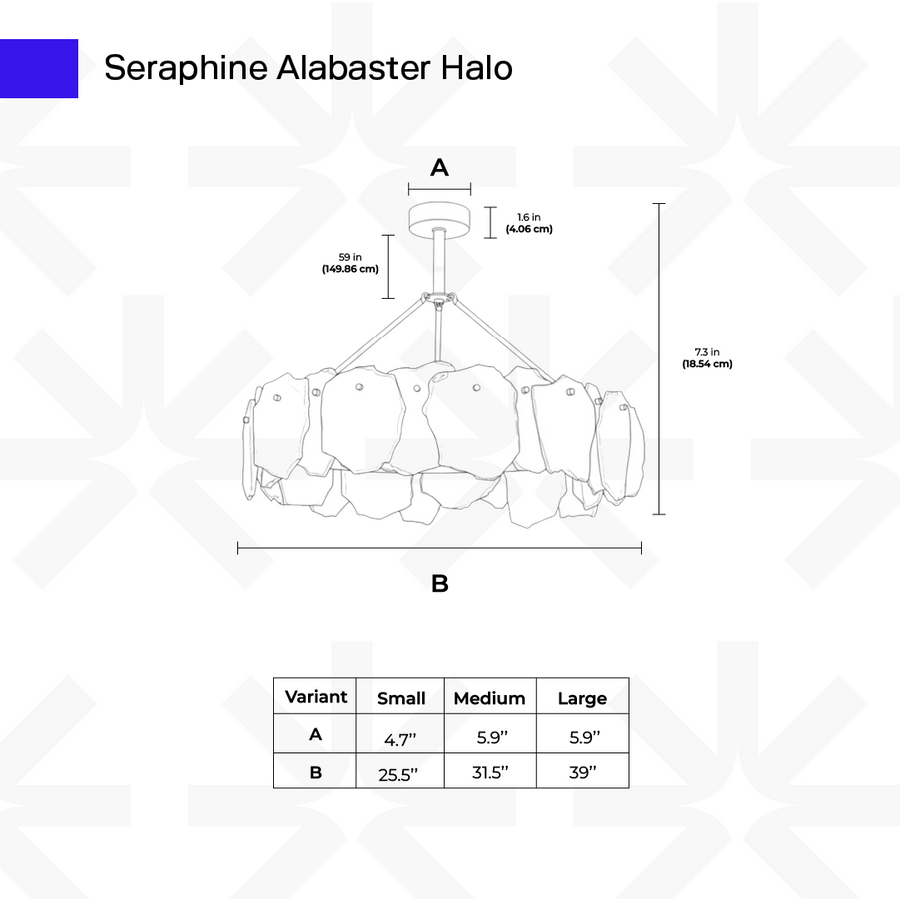 Seraphine Alabaster Halo