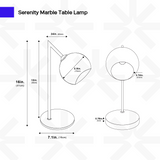 Serenity Marble Table Lamp