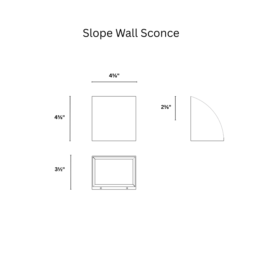 Slope Wall Sconce