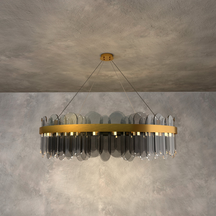 Smoke Gray Chandelier