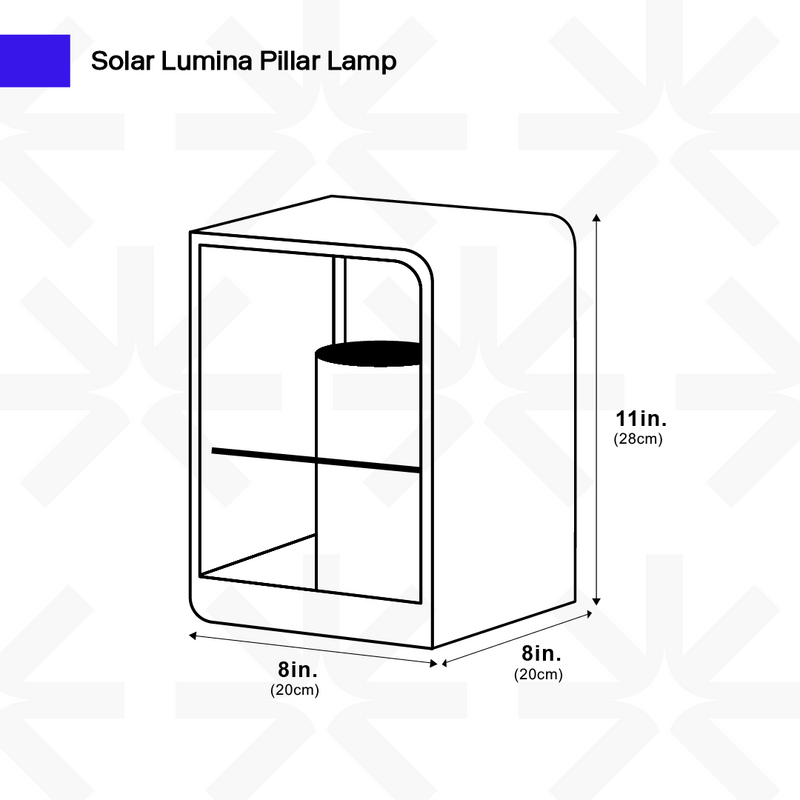 Solar Lumina Pillar Lamp