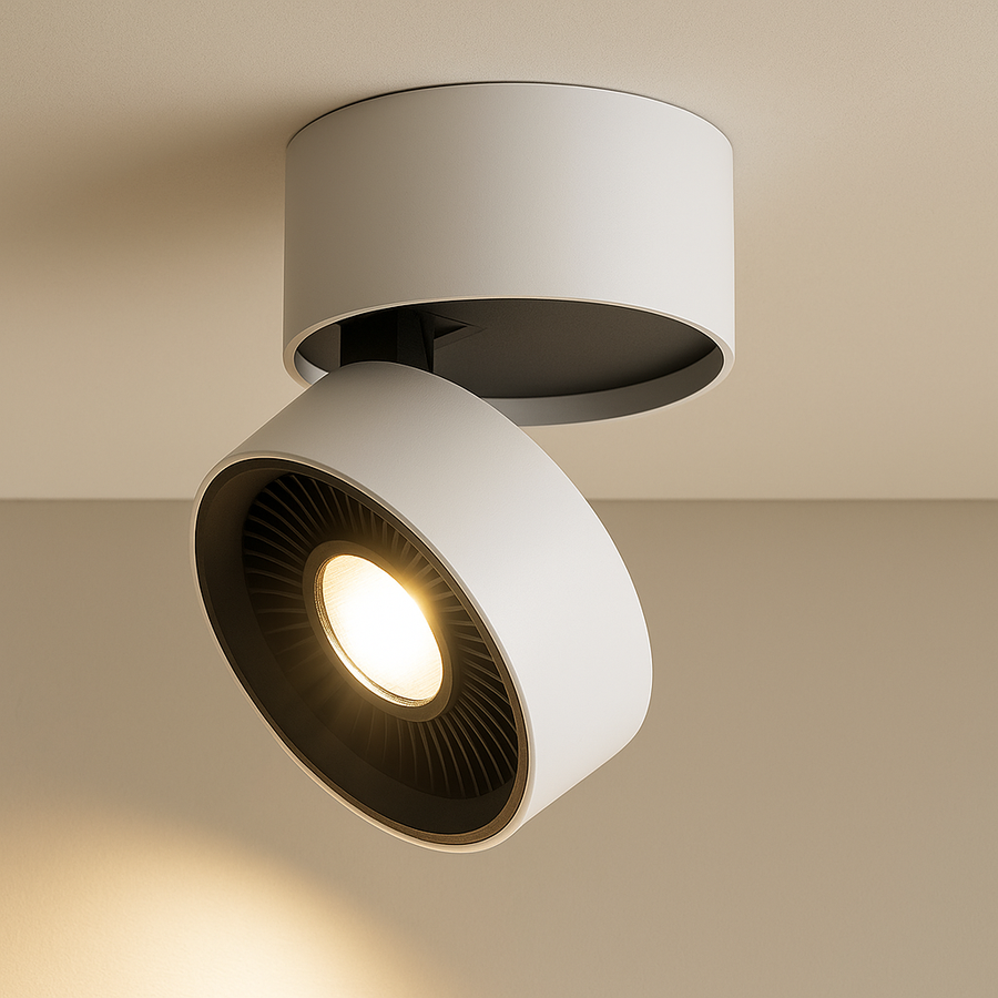 Solo Round 5-in Flush Mount