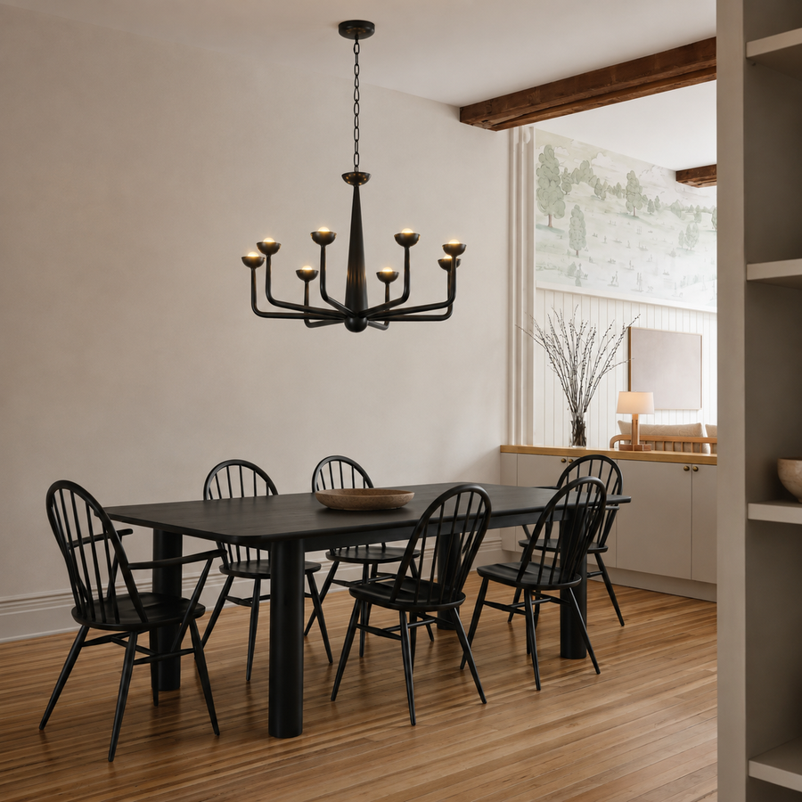 Spade 30-in Chandelier