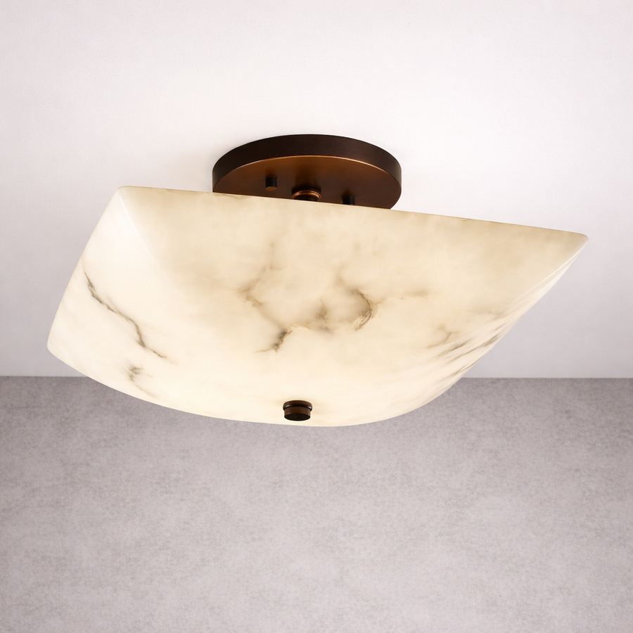 Square Semi-Flush Bowl