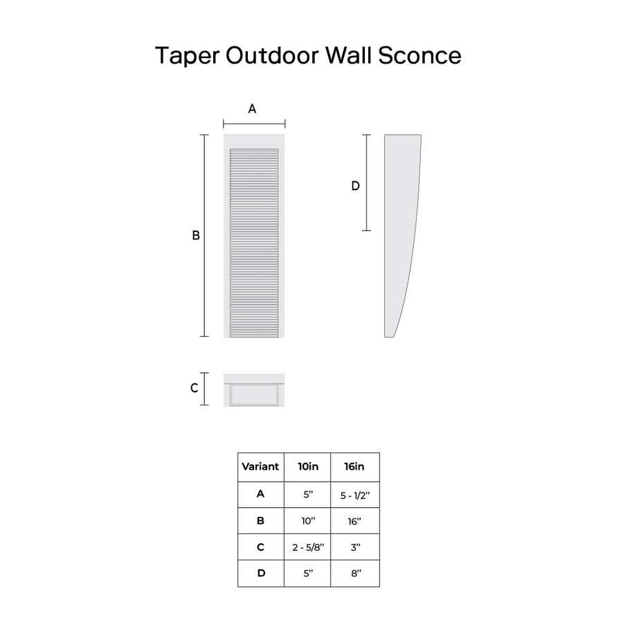 Taper Wall Sconce