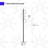 Trois Cercles Floor Lamp