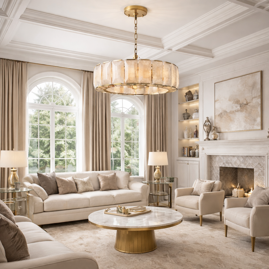 Valen Alabaster Chandelier