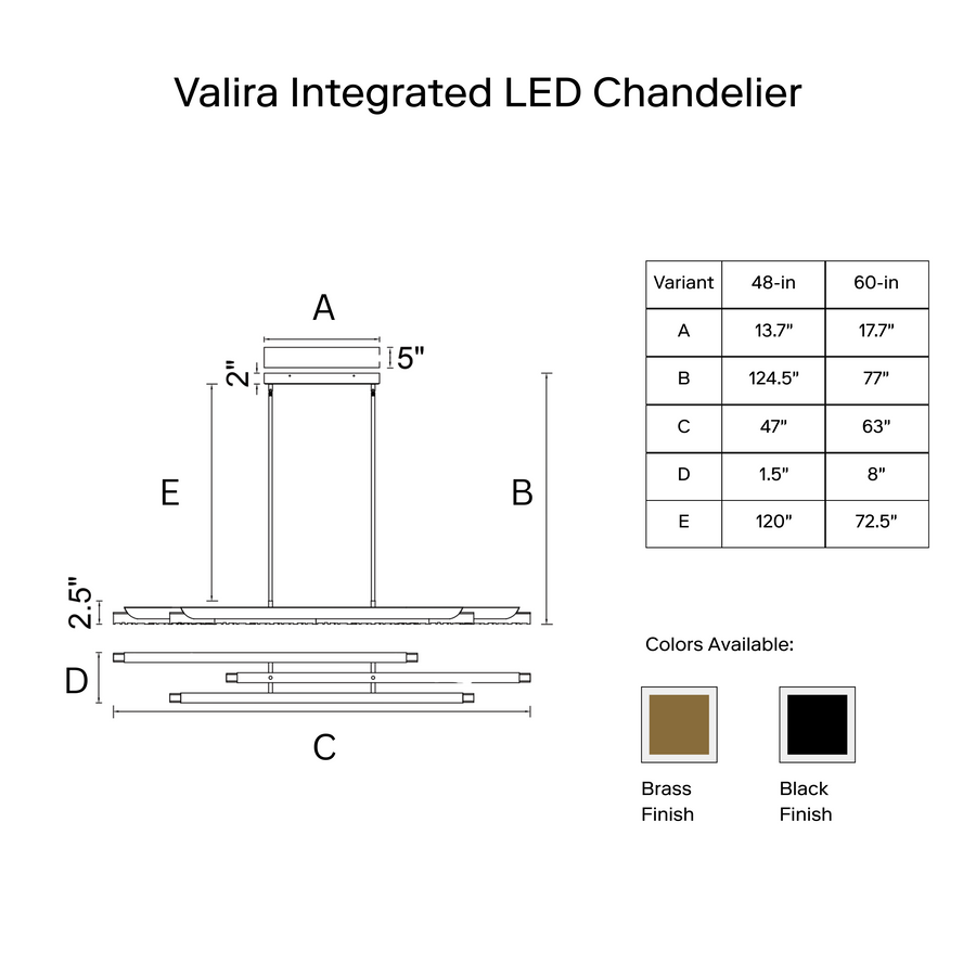 Valira LED Chandelier