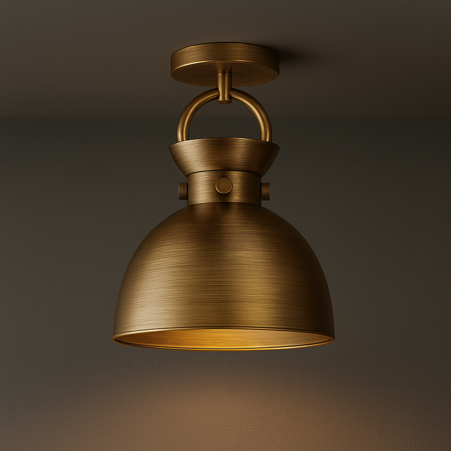 Waldo 9-in Flush Mount