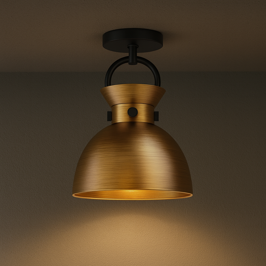 Waldo 9-in Flush Mount