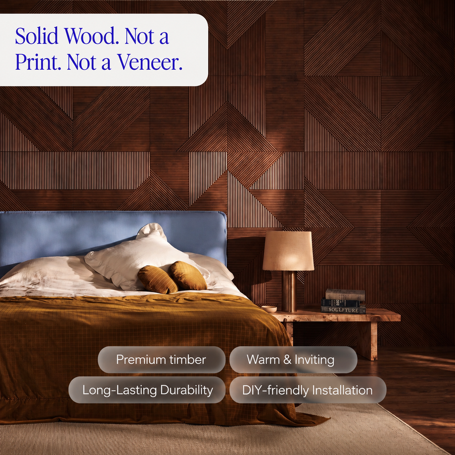 Modern Solid Wood Panel