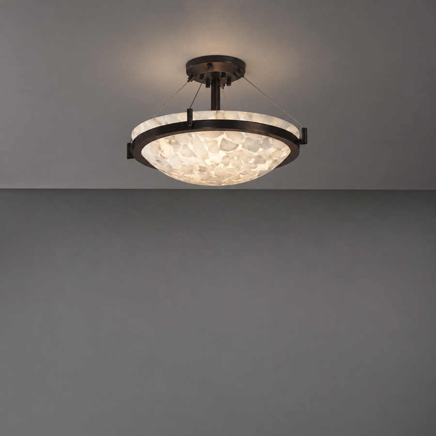 Round Semi-Flush Mount