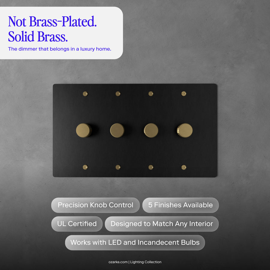 Brass Dimmer Switch