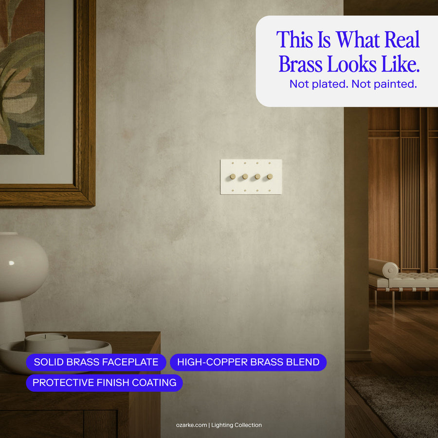 Brass Dimmer Switch
