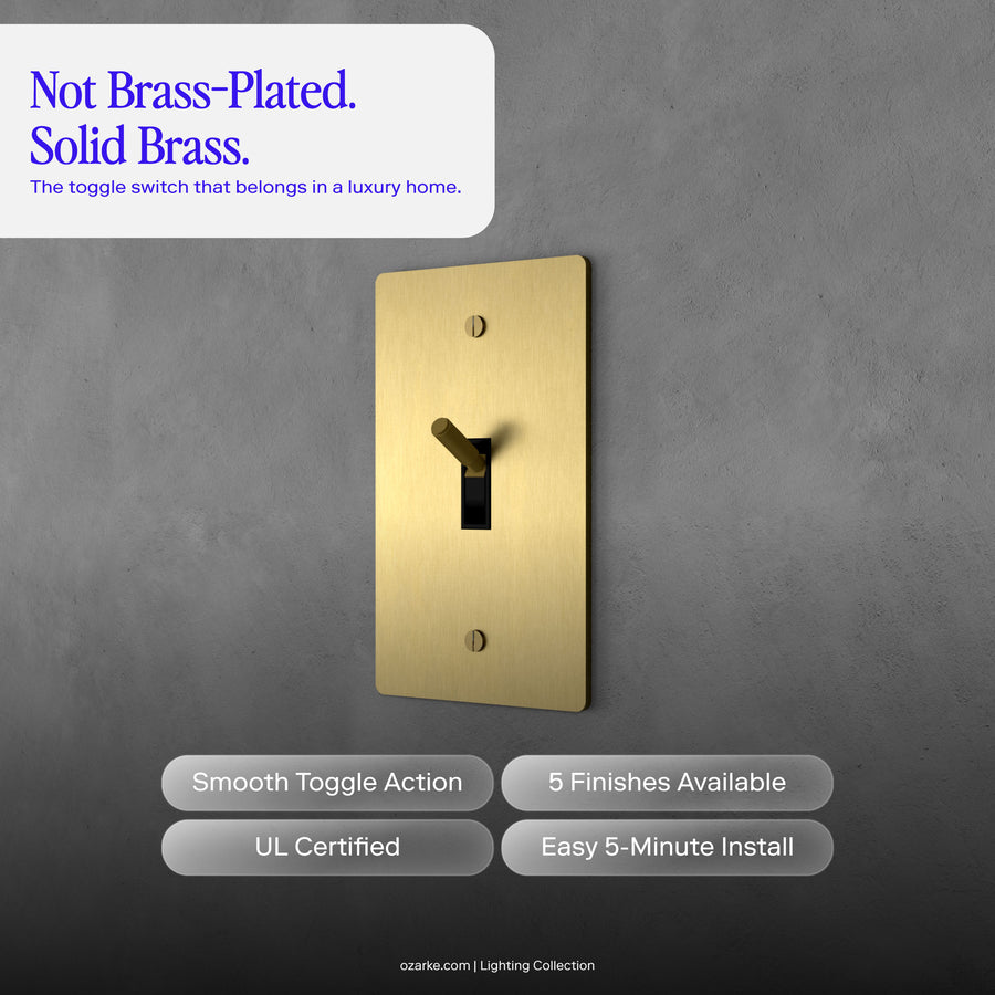 Brass Toggle Switch
