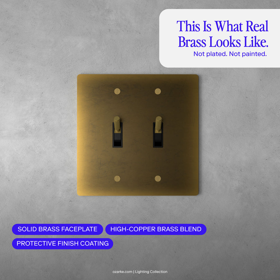 Brass Toggle Switch
