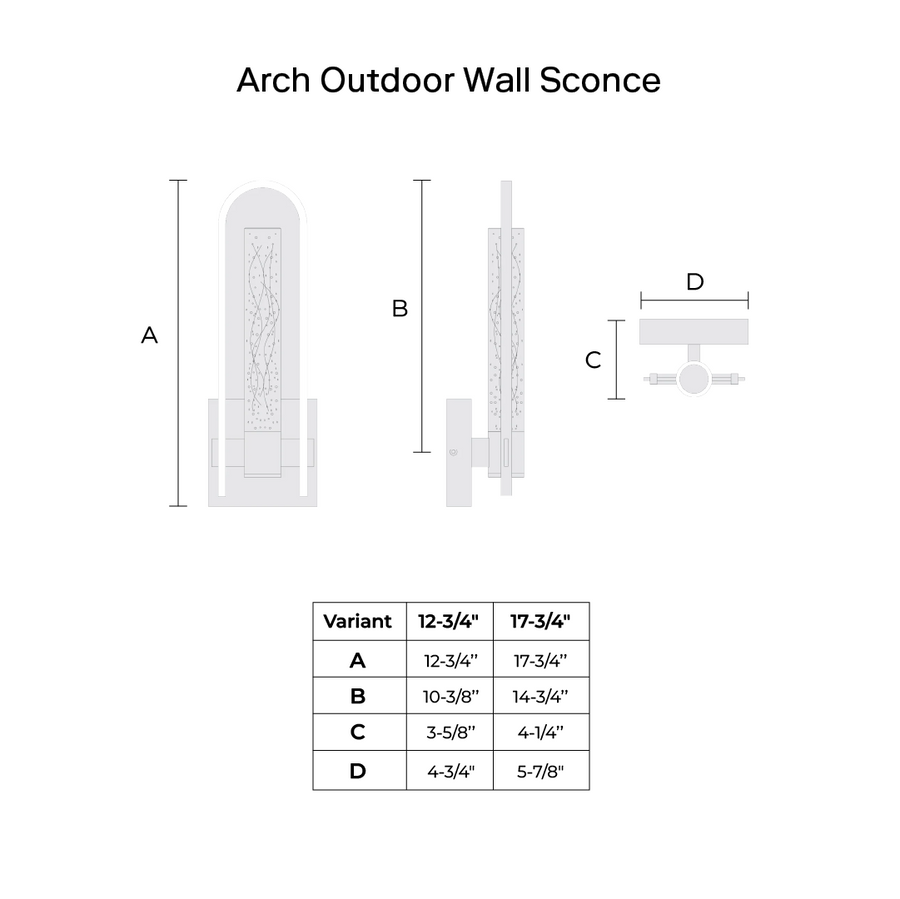 Arch Outdoor Wall Sconce