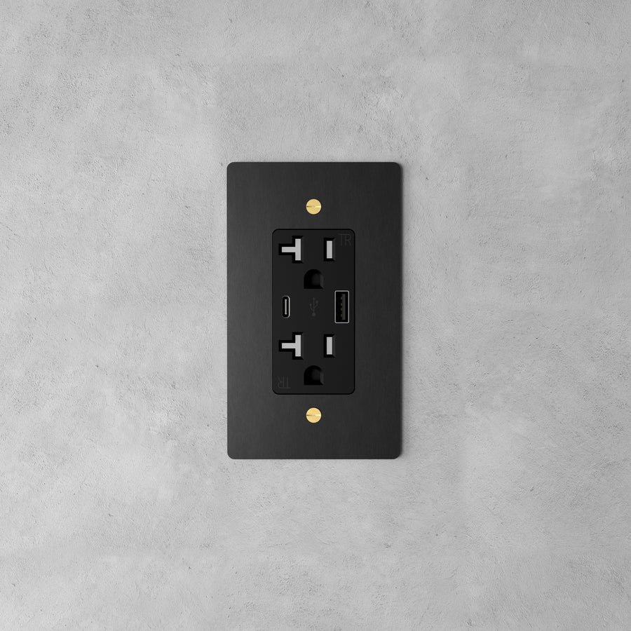 Brass Power Outlet