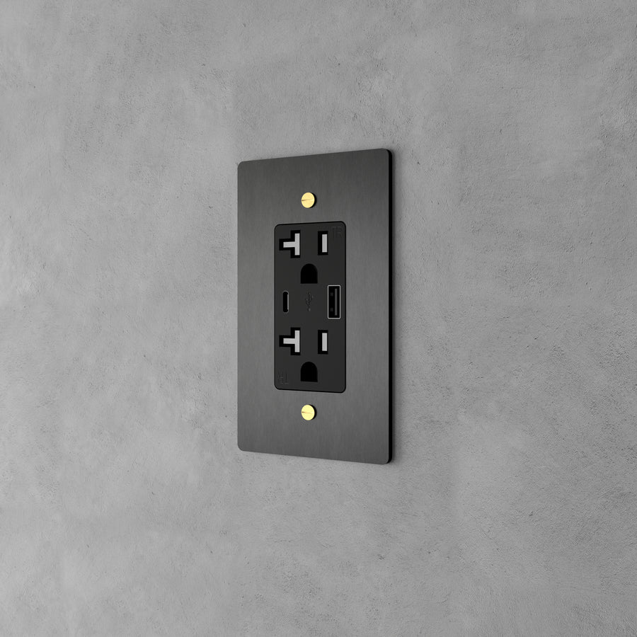 Brass Power Outlet