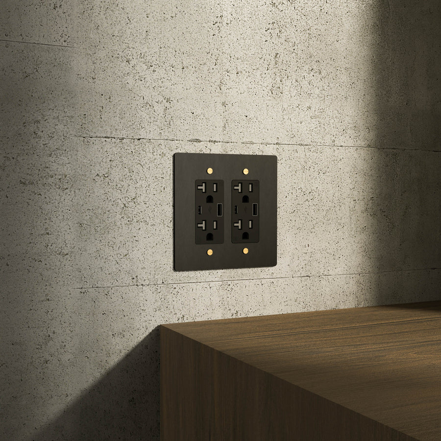 Brass Power Outlet