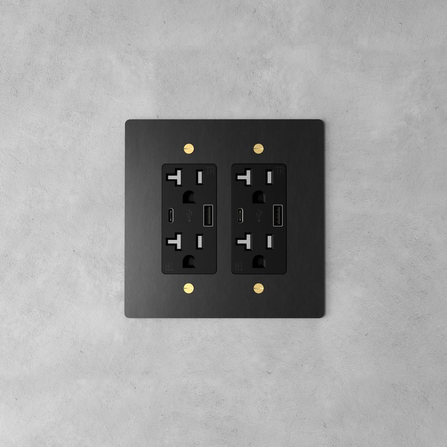 Brass Power Outlet