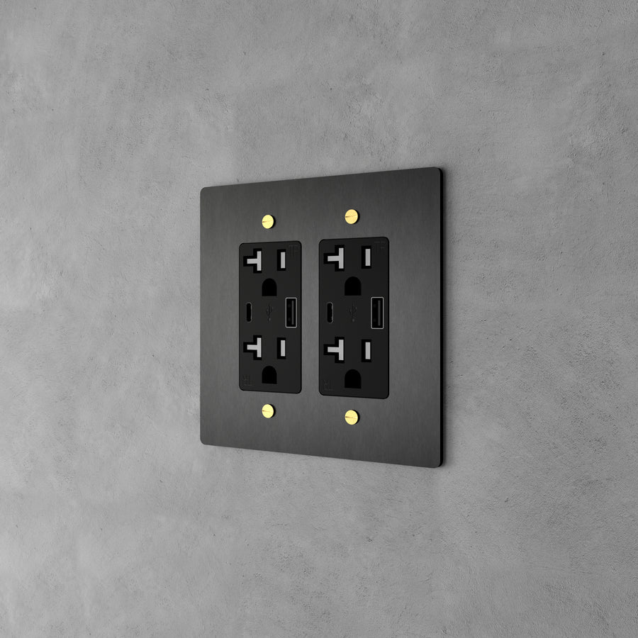 Brass Power Outlet