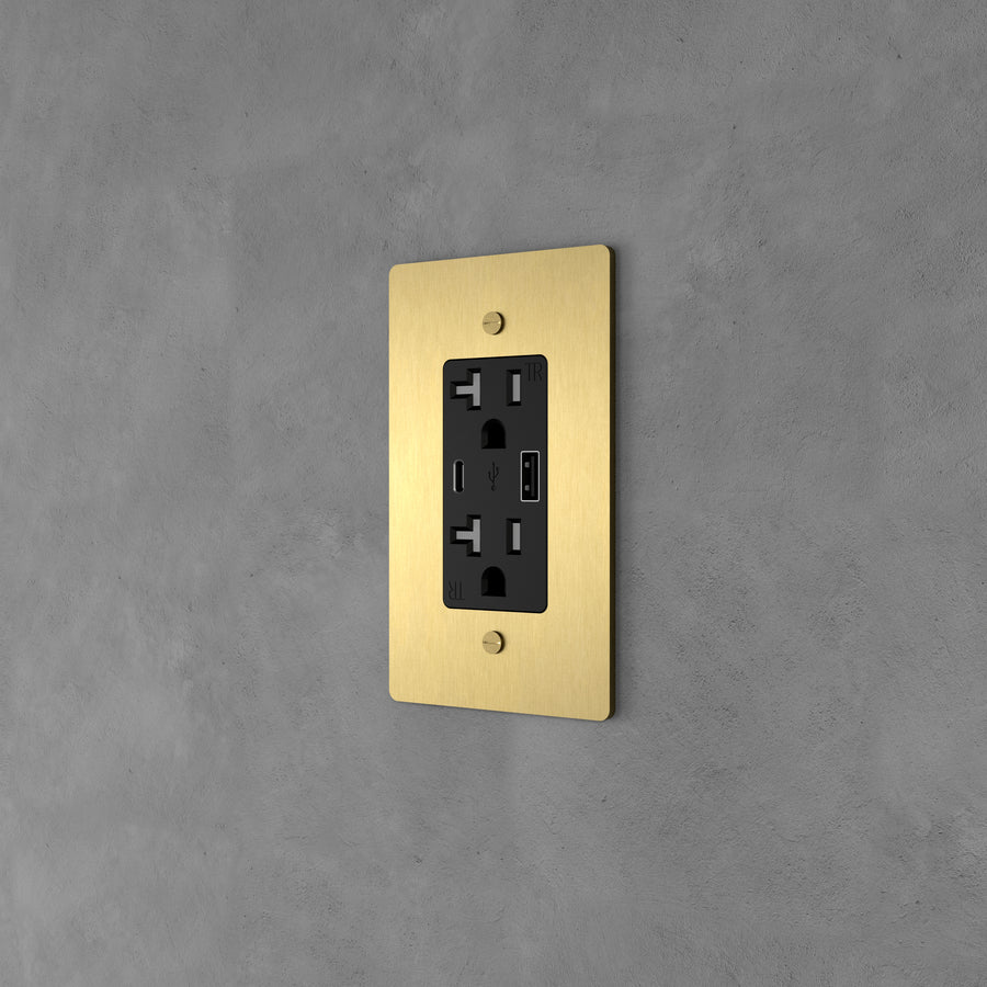 Brass Power Outlet
